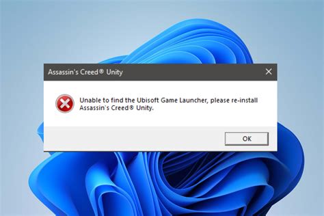 ubisoft game launcher error